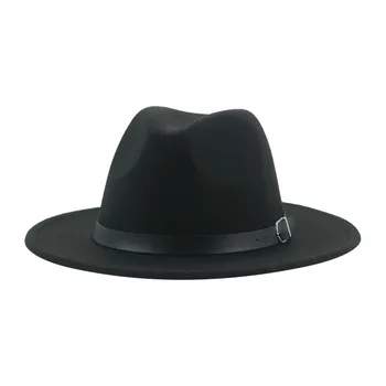 Kadınlar için şapka Fedora Şapka Erkekler Kapaklar Katı rahat elbise Resmi Panama Vintage Geniş Ağız Büyük Boy 62cm Sombreros Sombreros De Mujer