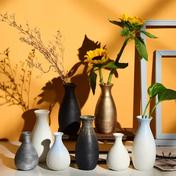El yapımı Vazo Basit Dekorasyon Ev Dekor Hidroponik yemek masası İskandinav Tarzı Vazolar Oturma Odası Kuru Çiçekler Bahçe