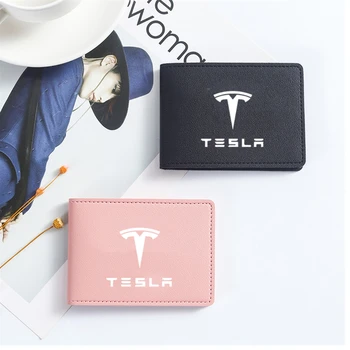 Tesla modeli 3 model X model Y model S Ultra ince Sürücü Lisansı Kapağı Pu Deri Araba Sürüş Belgeleri Kredi kart tutucu