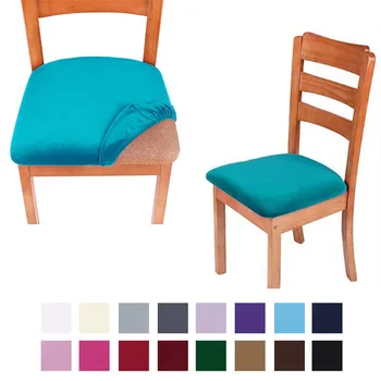 Düz Renk sandalye kılıfı s Streç Yemek Odası klozet kapağı Elastik Sandalye Koruyucu Kılıf Restoran Düğün Ziyafet için Çıkarılabilir