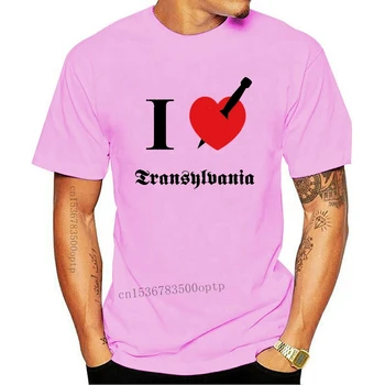 2022 Yeni Özel seviyorum Transilvanya Yaz Üstleri Gömlek Tasarım Crewneck 100 % Tanrı Tee Gömlek erkek Üst T-shirt