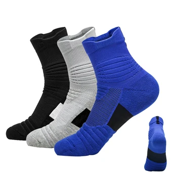 Basketbol çorapları Erkekler Kaymaz Koşu Yürüyüş futbol çorapları Profesyonel Bisiklet varis çorabı