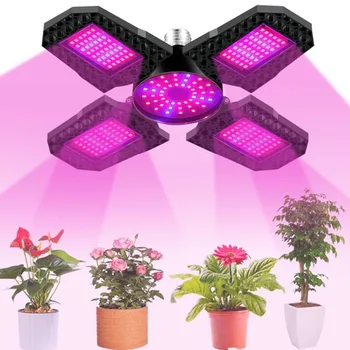 LED bitki ışık katlanabilir deformasyon Phytolamp tam spektrum ampul hidroponik sera için lamba sebze çiçek tohumu büyümek çadır