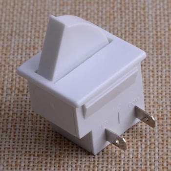 1 Adet 2Pin Beyaz Buzdolabı 5A 125V Kapı lamba ışığı Anahtarı Değiştirme Buzdolabı Parçası mutfak gereçleri