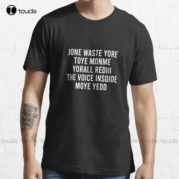 Yeni Jone Atık Yore Toye Monme Yorall Redııı T-Shirt Erkek Tişörtleri Grafik S-5Xl Pamuk Tee Gömlek
