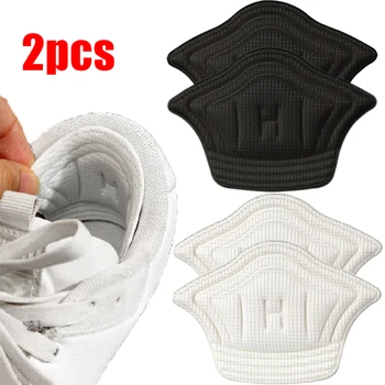2 adet Ayakkabı Pedleri Spor Ayakkabı topuk yastığı Pad Ayarlanabilir Aşınma Önleyici ayak Ekler Tabanlık Kesilebilir Topuk Koruyucu Sticker Astarı