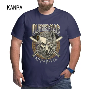 Büyük boy Odin Viking T-Shirt Erkekler Temel Tarzı Kısa Kollu O Boyun Özel T Shirt Baskı Satış Fiyatı Giyim Kurt ABD Boyutu 6XL