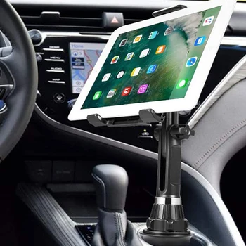 Araba Bardak tablet Tutucu Telefon Dağı için iPad hava 4 10.9 10.2 pro 12.9 10.5 9.7 11 mini iPhone 11 12 Pro XR XS Max X 8 7 Artı