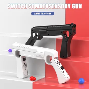Nintendo Anahtarı Ns için Oled Joycon Silah Şekli Grip Sense Denetleyici Kavrama Oyun Denetleyicisi Standı Oyun Aksesuarları