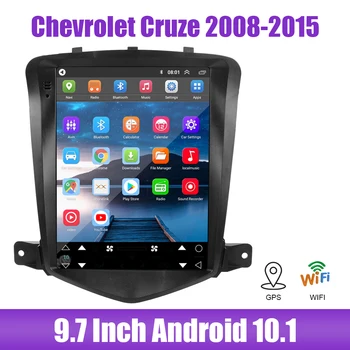 9.7 İnç Android 10.1 Ses Video İçin 2 Din Chevrolet Cruze 2008-2015 GPS Bluetooth WıFı Eller serbest MP5 Çalar Araba Radyo