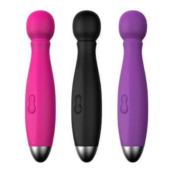 Kişisel Şarj Edilebilir Akülü Değnek Masaj Vibratör Seks Oyuncak 9X Hızları masaj vibratör