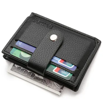 Mini cüzdan erkekler fermuar kese bozuk para cüzdanı kadın Mini seyahat kredi kart tutucu KİMLİK kartı durumda