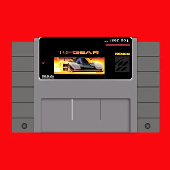 Üst Dişli 16 bit Büyük Gri Oyun Kartı ABD NTSC Oyun Oyuncu