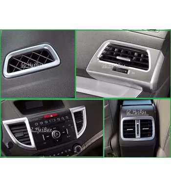 Iç Mat Klima ac Havalandırma Çıkışı konsol Kapak Trim Honda CRV Için CR-V 2012-2015 Arka Klima Havalandırma Kapağı Trim