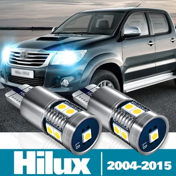 Toyota Hilux Aksesuarları için 2 adet LED park lambası 2004 2005 2006 2007 2008 2009 2010 2011 2012 2013 2014 2015 Gümrükleme Lambası