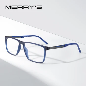 MERRYS tasarım Classice TR90 Gözlük Çerçeveleri Erkek Gözlük Optik Çerçeve Reçete Gözlük Çerçeveleri Optik Gözlük S2945