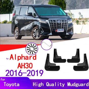 Toyota Alphard için AH30 2016~2019 2017 2018 Araba Çamurluk Çamurluk Çamur Flaps Guard Sıçrama Flap Araba Aksesuarları