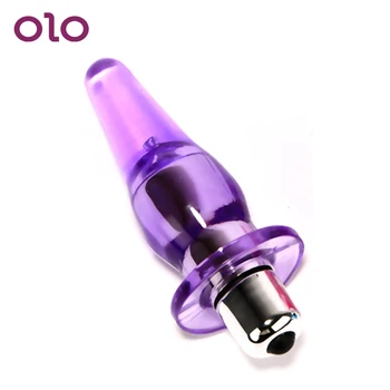 OLO Anal Vibratörler Silikon anal dildo Unisex Prostat Masajı Anal Seks Oyuncakları Kadın Erkek Yetişkin Ürün
