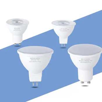 LED Spot Ampul 5 W 7 W Gu10 LED 220 V SMD2835 Sıcak Beyaz Soğuk Beyaz Lampada LED Lamba Bombillas MR16 Ev Gu 5.3 aydınlatma ampülleri