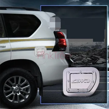 Aksesuarları Toyota Land Cruiser Prado İçin LC150 150 2010-2019 Krom Yakıt depo kapağı SUV Şekillendirici