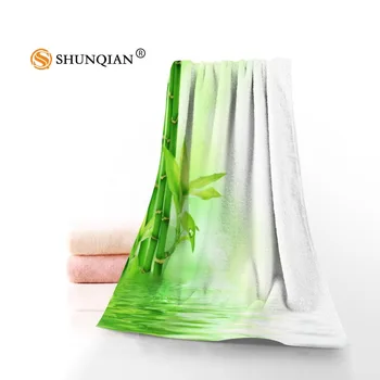Yeni Özel Bambu Havlu Baskılı Pamuk Yüz/banyo havlusu Mikrofiber Kumaş Çocuklar Erkekler Kadınlar İçin Duş Havlusu