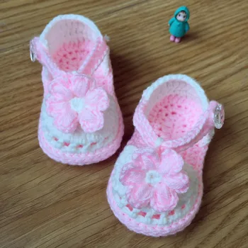 QYFLYXUE Özel el yapımı ayakkabı Güzel prenses ayakkabı Özel pamuk bebek ayakkabıları