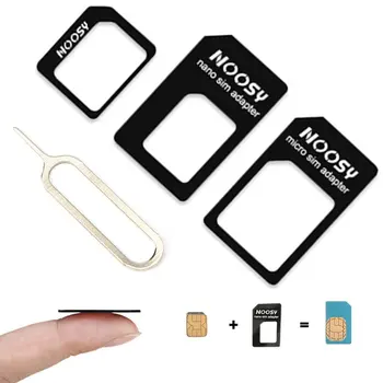 Yeni 3 in 1 Nano Sım Kart için Mikro Sım Kart ve Standart Sım Kart Adaptörü Dönüştürücü Cep Telefonu Aksesuarları Toptan!