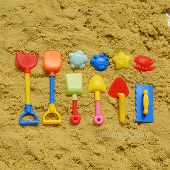 1/6, 1/12 Bebek Evi Mini Kum Tarama Aracı Plaj Oyuncak Modeli OB11 Blyth Doll Dekorasyon Aksesuarları
