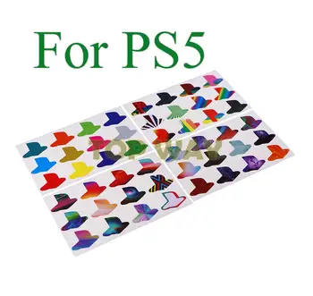 12 adet / grup Renkli Logo Cilt Sticker Çıkartma Film PS 5 PS5 SONY Playstation 5 Konsol Denetleyici Oyun Aksesuarları