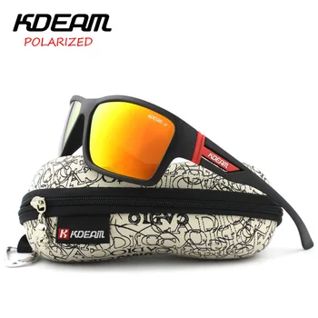 KDEAM Spor Bisiklet Güneş Gözlüğü Erkekler Kadınlar HD Polarize sürüş gözlükleri Balıkçılık Gözlük Kamp Turizm Gözlük Parlama Önleyici Uv400