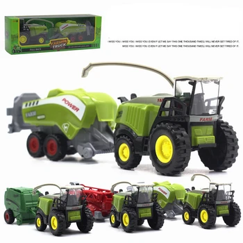 1: 42 3 Alaşım Çiftçi Biçerdöver Makinesi Sprey Kamyon Tarım Aracı Alaşım Araba Modeli çocuk Oyuncakları