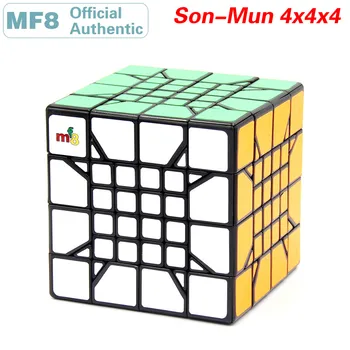 MF8 Oğlu-Anne Çift Katlı Mixup Süper 4x4x4 Sihirli Küp Anne ve Oğlu Çift Çoklu Profesyonel Hız Bulmaca Eğitici Oyuncaklar