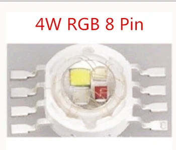 Ücretsiz alışveriş 10 Adet / grup 4 W RGBW LED Diyot 8 Pins Yüksek Güç 4 w RGBW Diyot Epistar Çip kalite garantisi