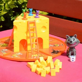 Kedi ve fare kek peynir erken eğitim eğitici oyuncaklar erkek ve kız oyuncaklar hediyeler ebeveyn-çocuk interaktif tahta oyunları