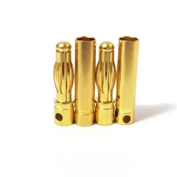 20 adet / grup 3.5 mm Altın Bullet Banana Konnektör Fişi ESC Pil Motor (10 çift)