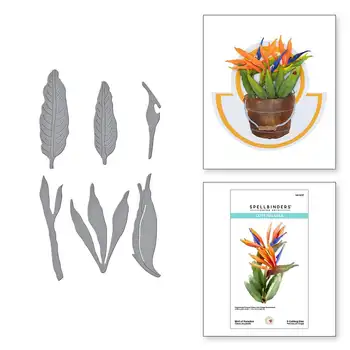 Yaprak Çiçekler Metal Kesme Ölür Scrapbooking Fotoğraf Albümü Dekoratif Kabartma DIY Kağıt Kartları El Sanatları 2022 Yeni Gelenler