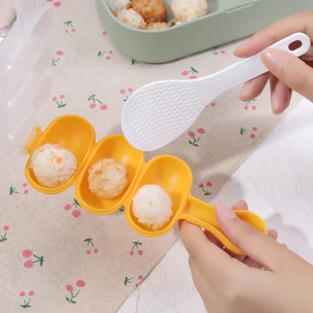 2 Adet / takım Yaratıcılık Pirinç Topu Kalıpları Suşi DIY Suşi Onigiri Maker Mutfak Suşi Yapma Araçları Bento Aksesuarları