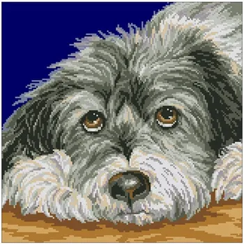 Somurtkan köpek desenler Sayılan Çapraz Dikiş 11CT 14CT DIY Çin Çapraz Dikiş Kitleri Nakış İğne Setleri