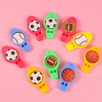 20 Adet Futbol Futbol Basketbol Spor Düdük Amigo Oyuncaklar Çocuklar için Doğum Günü Partisi Facors Okul Hediyeler Pinata Dolgu
