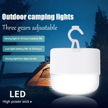 LED çok fonksiyonlu kamp ışık taşınabilir 80 w Usb Powered açık su geçirmez HomeTravel enerji tasarrufu acil gece ışıkları