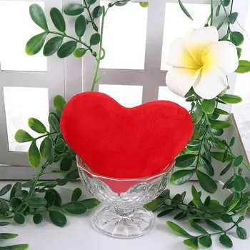 15 cm Mini Düz Renk Aşk Kalp Yastık Yumuşak Rahat Pamuk Aşk Kalp Yastık kanepe yastığı Dekorasyon
