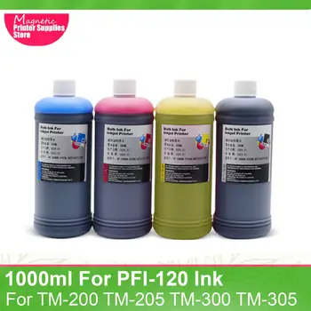 1000 ML / şişe PFI120 PFI 120 pigment canon için mürekkep TM200 TM205 TM300 TM305 200 205 300 305 yazıcı
