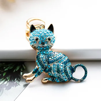 XDPQQ yeni renk Taklidi karikatür kedi yaratıcı metal anahtarlık özel araba kolye üreticisi doğrudan satış küçük hediyeler