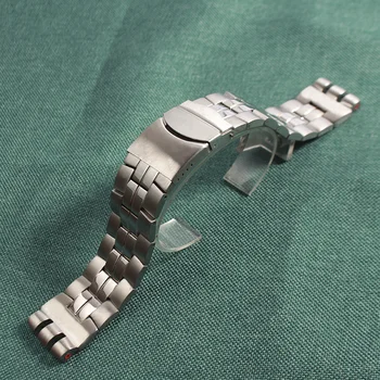 Paslanmaz Çelik Kayış 25.5 mm siyah Gümüş Yedek saat kayışı Renk Örneği için Kordonlu Saat + Aracı