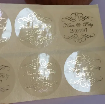90 Şam Düğün Kişiselleştirilmiş Temizle Bomboniere Zarf Etiket Mühürler Etiketleri