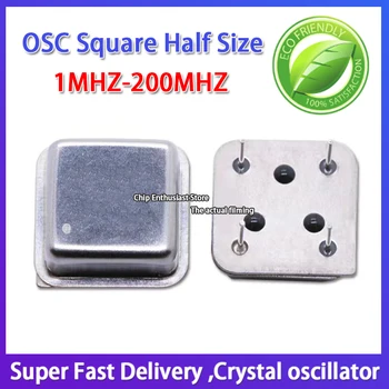 5 adet Kare yarım boy 25m 4P OSC ın-line aktif kristal osilatör 25MHz 4-pin osilatör saat osilatör
