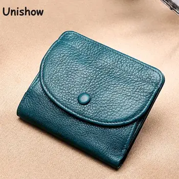 Unisex Hakiki deri cüzdan Mini bozuk para cüzdanı Marka Tasarımcısı Kadın Ve Erkek deri cüzdan Küçük Para Cebi Para Değişim Çantası