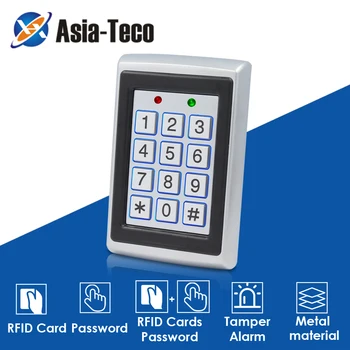 RFID Metal Erişim Kontrolü EM kart okuyucu Tuş Takımı W / 2000 Kullanıcı 125KHz kart okuyucu Tuş Takımı Anahtar Fobs Kapı Erişim