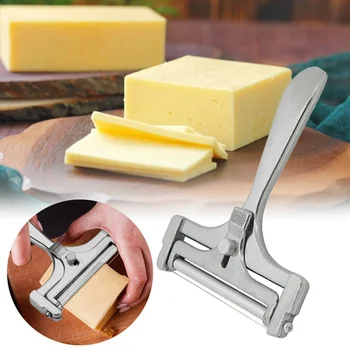 Ayarlanabilir Peynir Dilimleme Tereyağı Rende Planya Alüminyum Yapışmaz Peynir Dilimleme Tereyağı Rallador Kesici Ev Mutfak Dilimleme Aracı