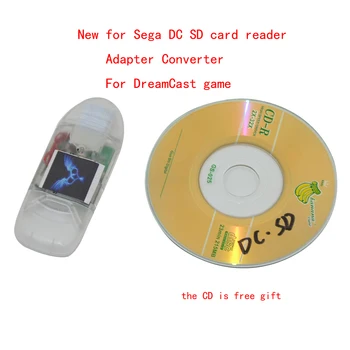 Sega DC USB kart okuyucu göstergesi ile lamba adaptörü Dönüştürücü DreamCast oyun